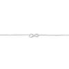 11" + 1" Infinity Symbol Anklet