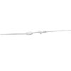 9" + 1" Sideways Arrow Anklet